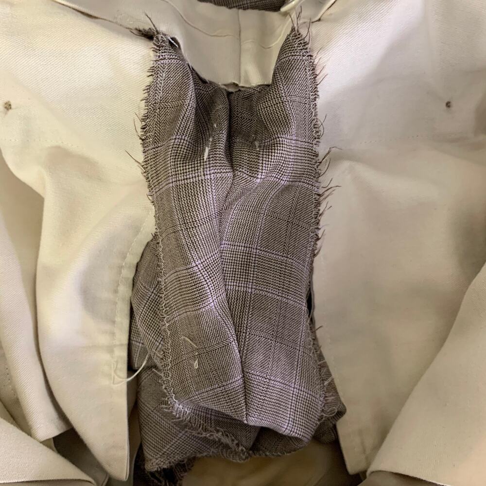 DUNCAN QUINN Chest Size 40 Brown light brown & purple Tartan Wool 32 31 Suit - Picture 9 of 12